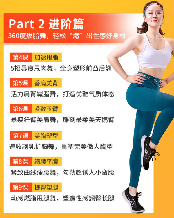 小S、袁姗姗力荐:极速减脂尊巴热舞操,每天4分钟,在家轻松跳出S曲线【完结】