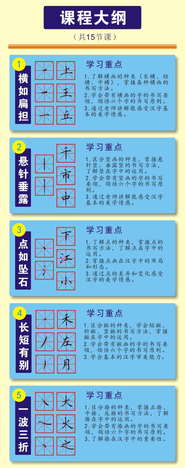 硬笔书法实训 每日10分钟 写字很轻松 生活 艺教学堂 千聊