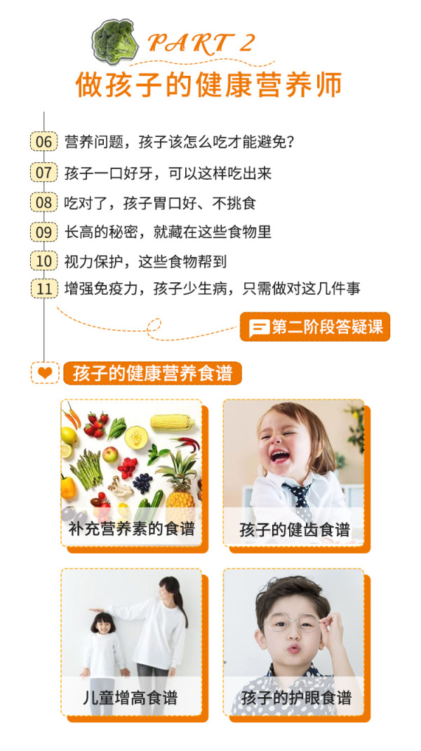 【妈妈必修课】20堂儿童营养课:轻松养出健康聪明孩子