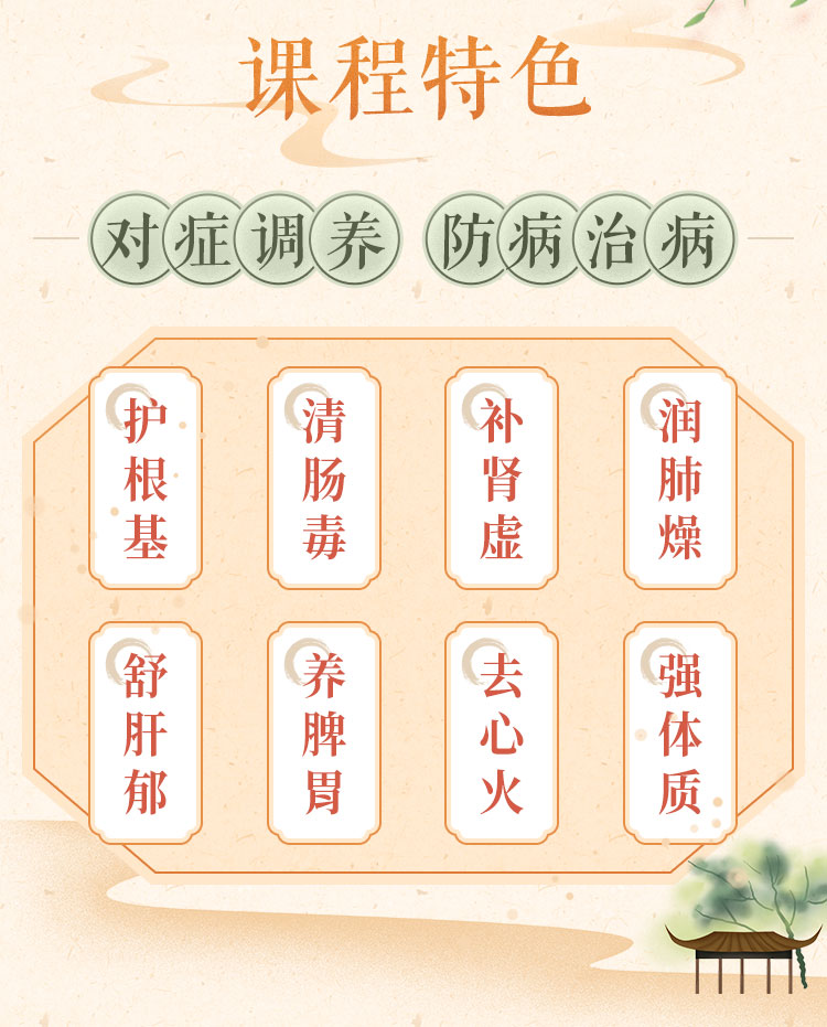 中医祛病养生 修复劳损 未病先防 健康体质 一家人的长寿秘方 每周一节生活课 千聊
