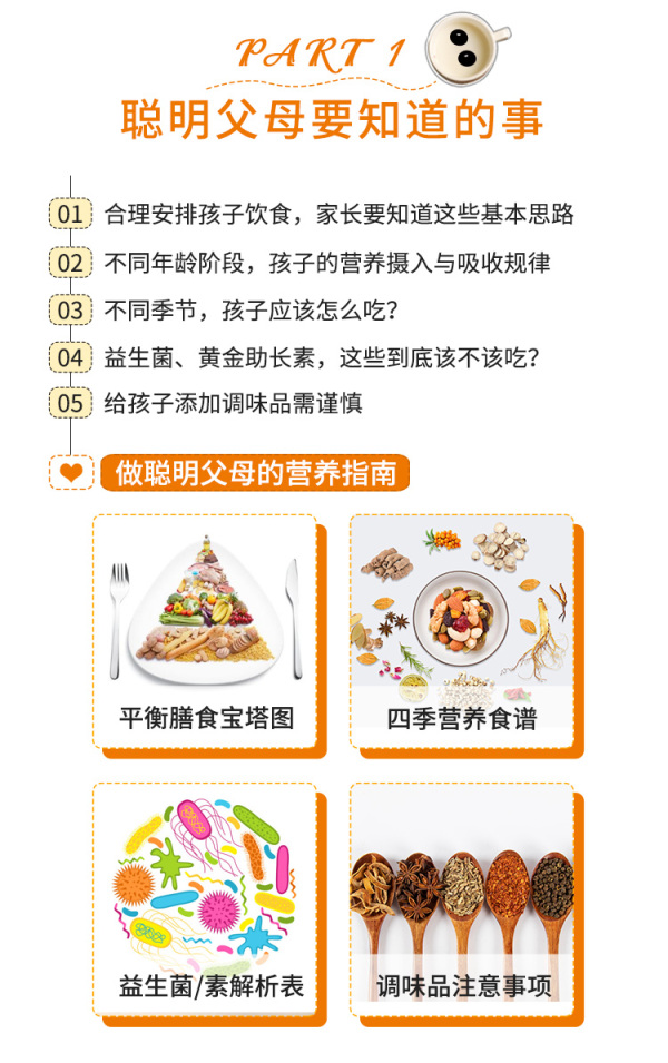 【妈妈必修课】20堂儿童营养课:轻松养出健康聪明孩子