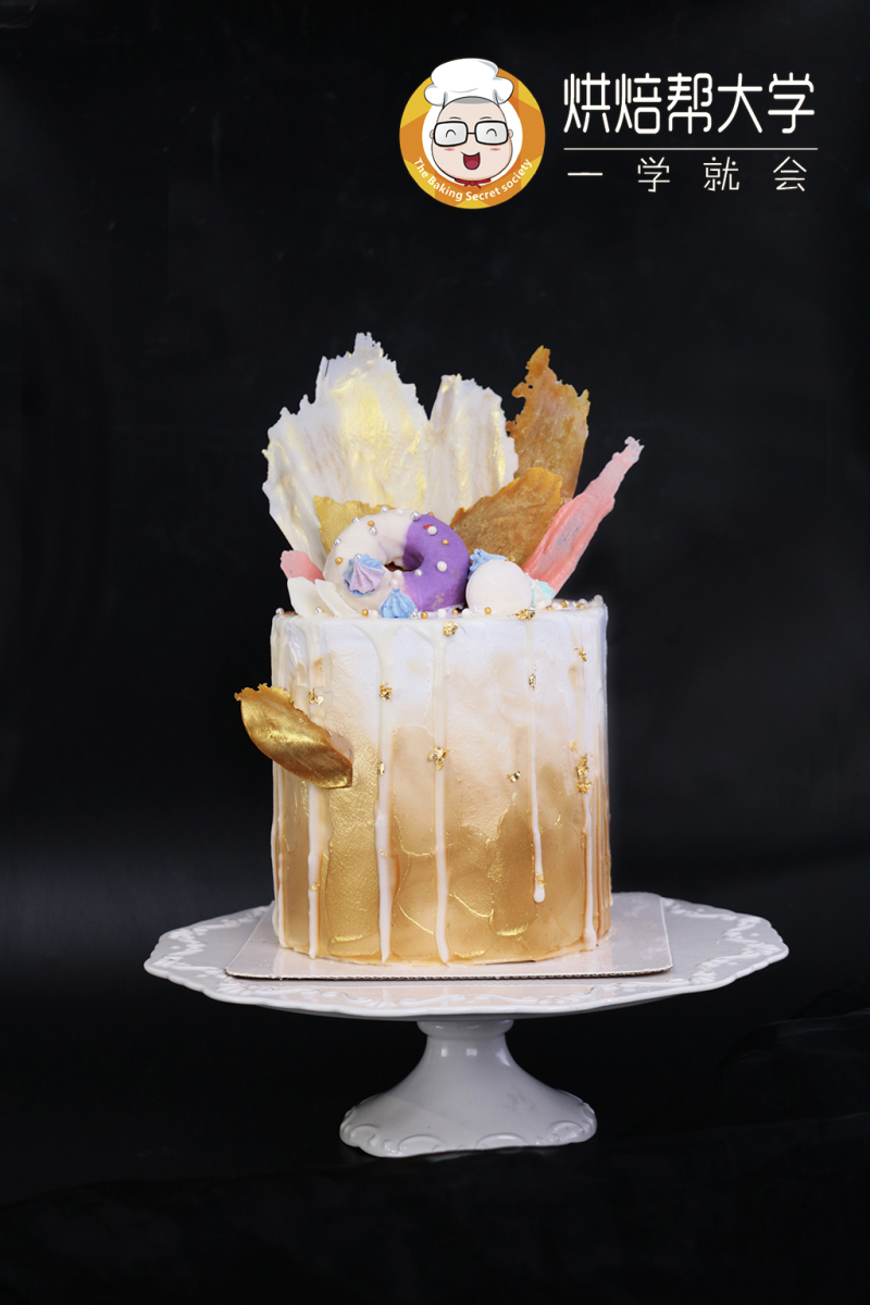 火爆ins易操作的艾素糖巧克力插件滴落蛋糕--第一节 装饰插件