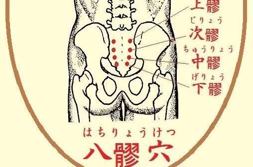 排瘀放血疗法操作:八髎排瘀