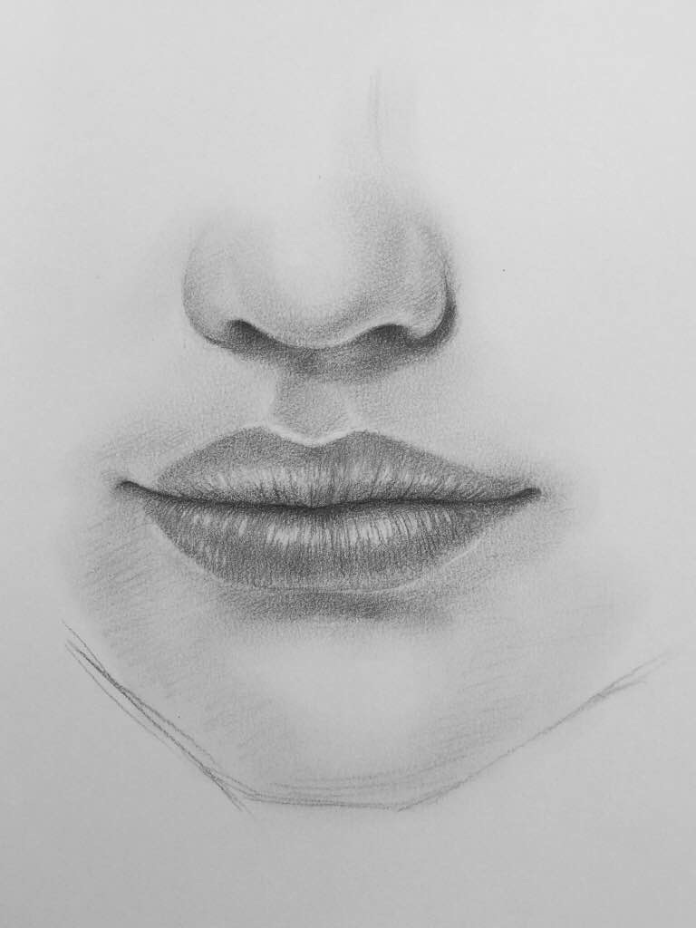 第二十三课 肖像素描(嘴巴)