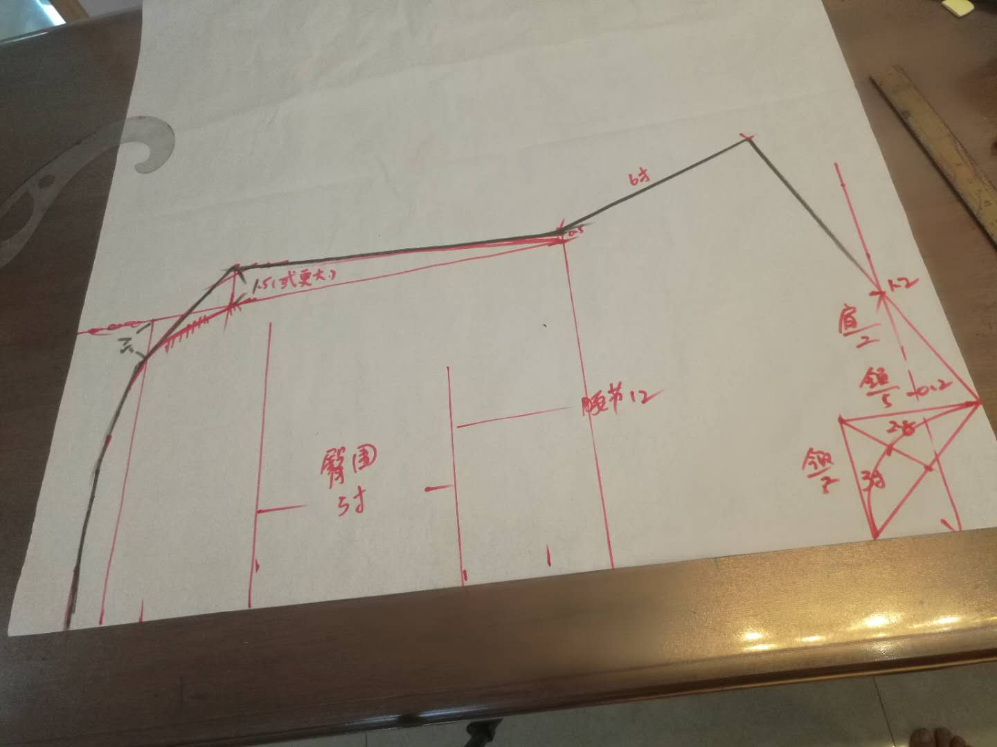 长款连袖收下摆短袖裁剪教程_我爱做衣服网络服装课堂_千聊