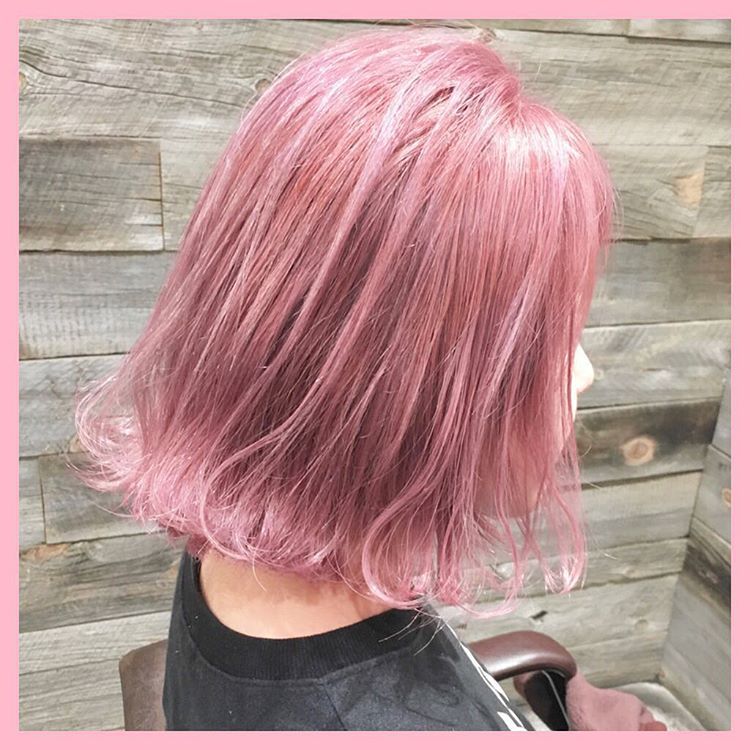 2018流行色粉红色染发技巧