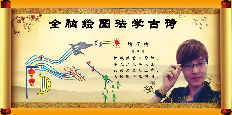 全脑绘图法学古诗——29——《逢雪宿芙蓉山主人》