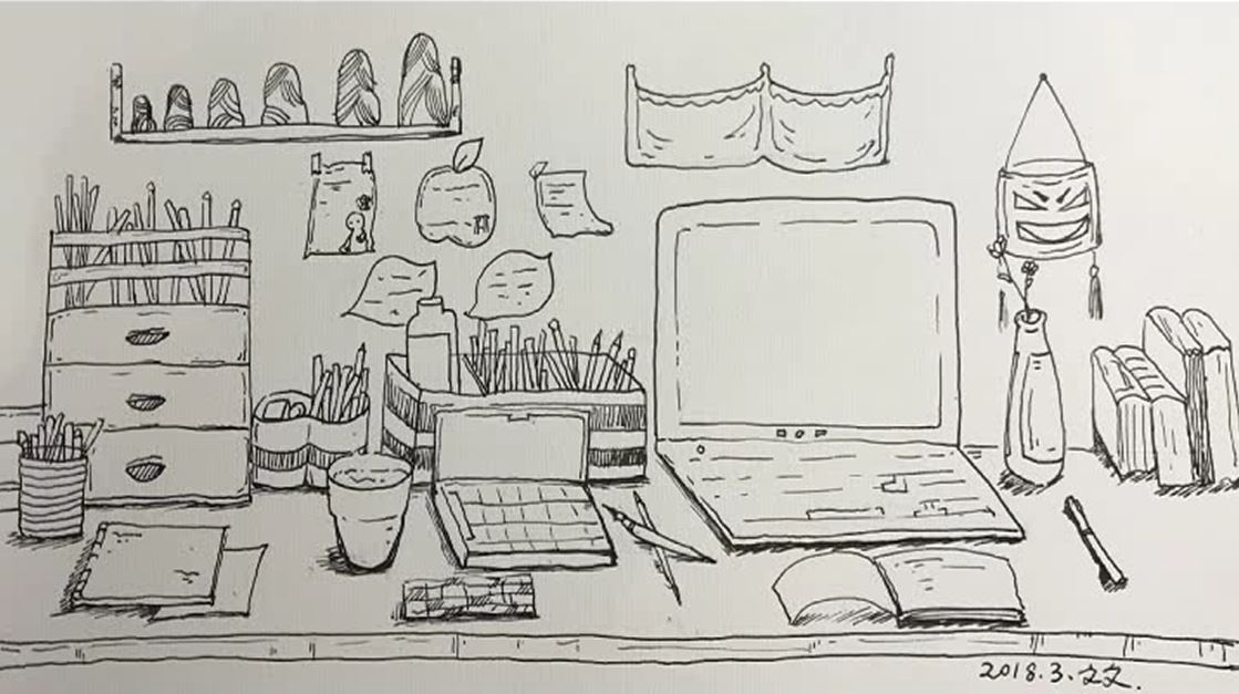 第4课-:桌面速写,定格美好生活瞬间