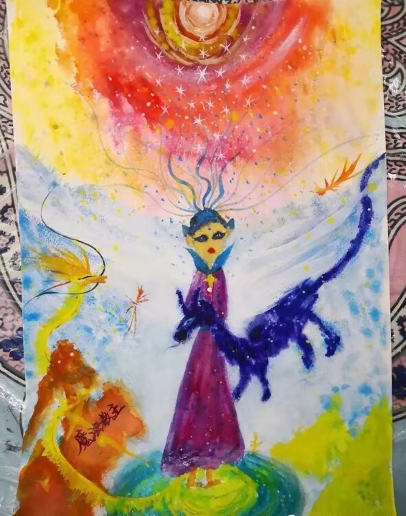 龙娇凤老师灵性能量天赋才华绘画点化开启班