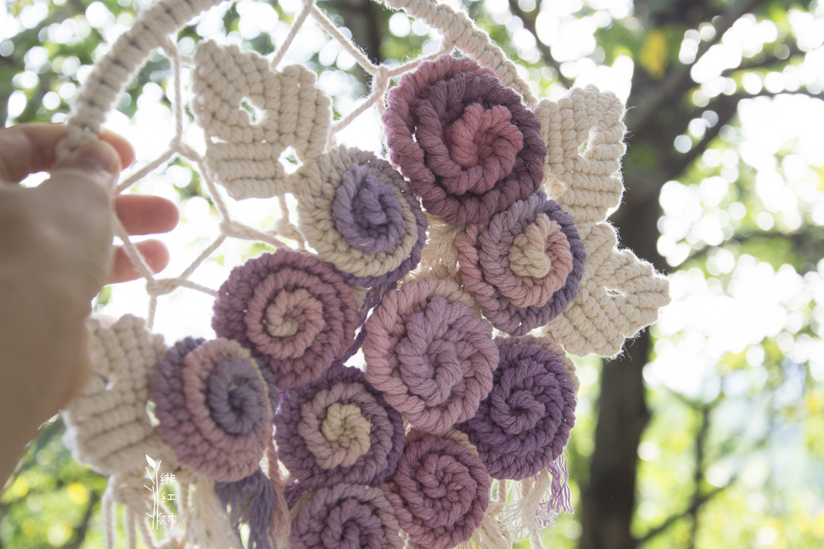【蔓】花卉挂毯材料包粉紫色9.jpg