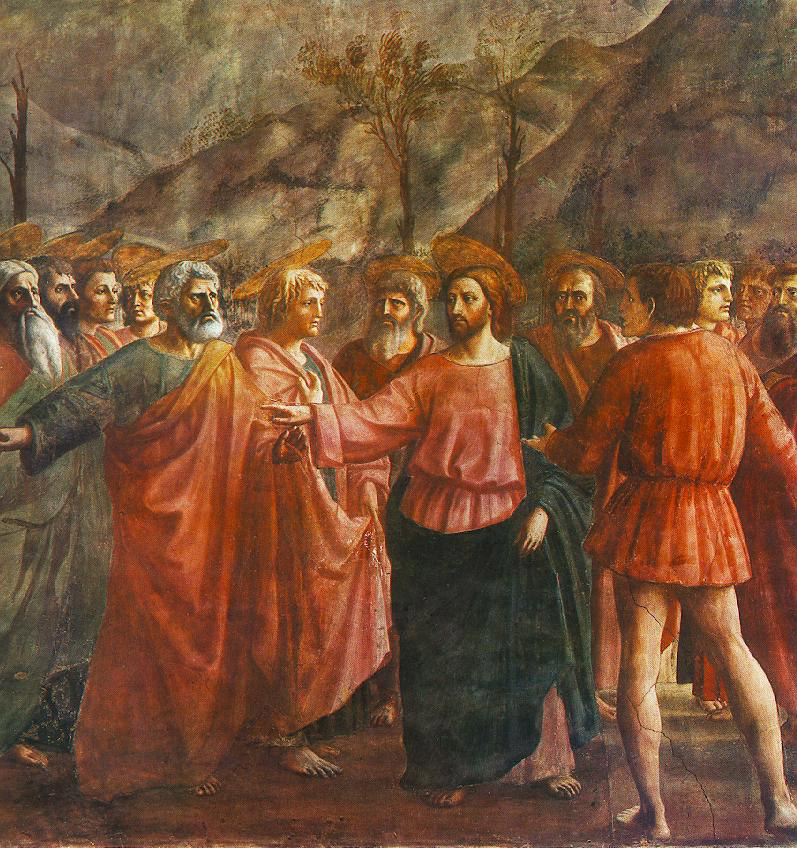 马萨乔最重要的作品,保留在佛罗伦萨的 卡尔米内圣玛利亚教堂