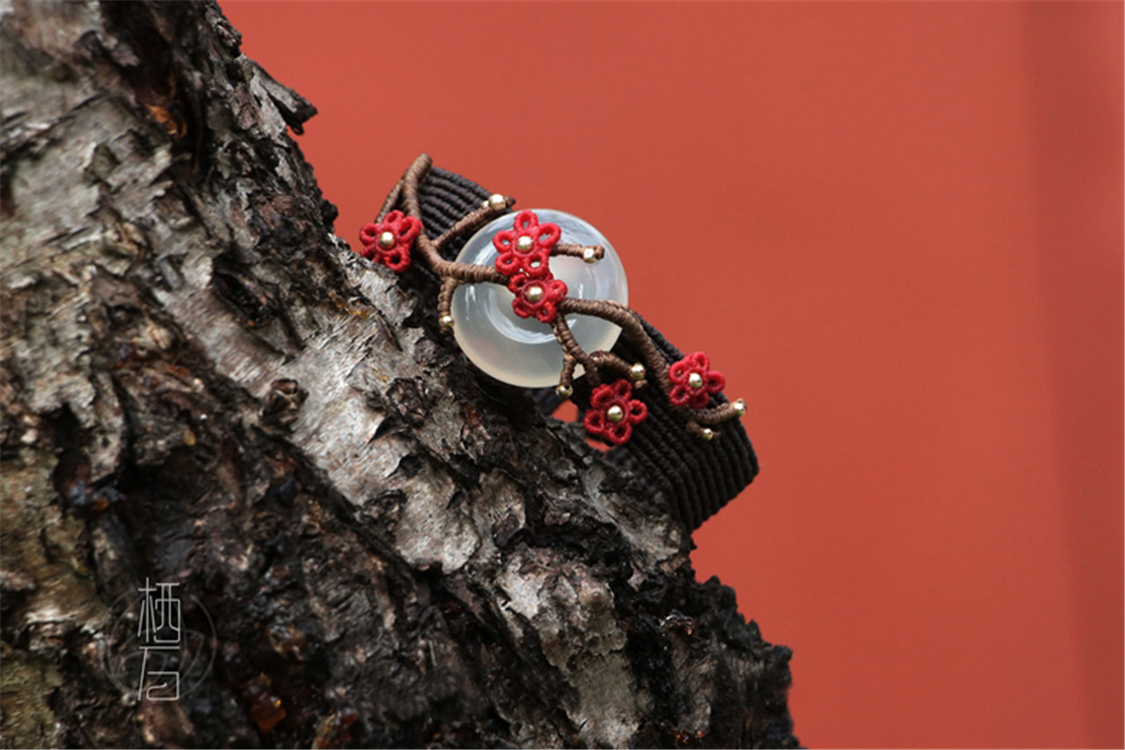 梅花手链_栖石原创手工首饰_千聊