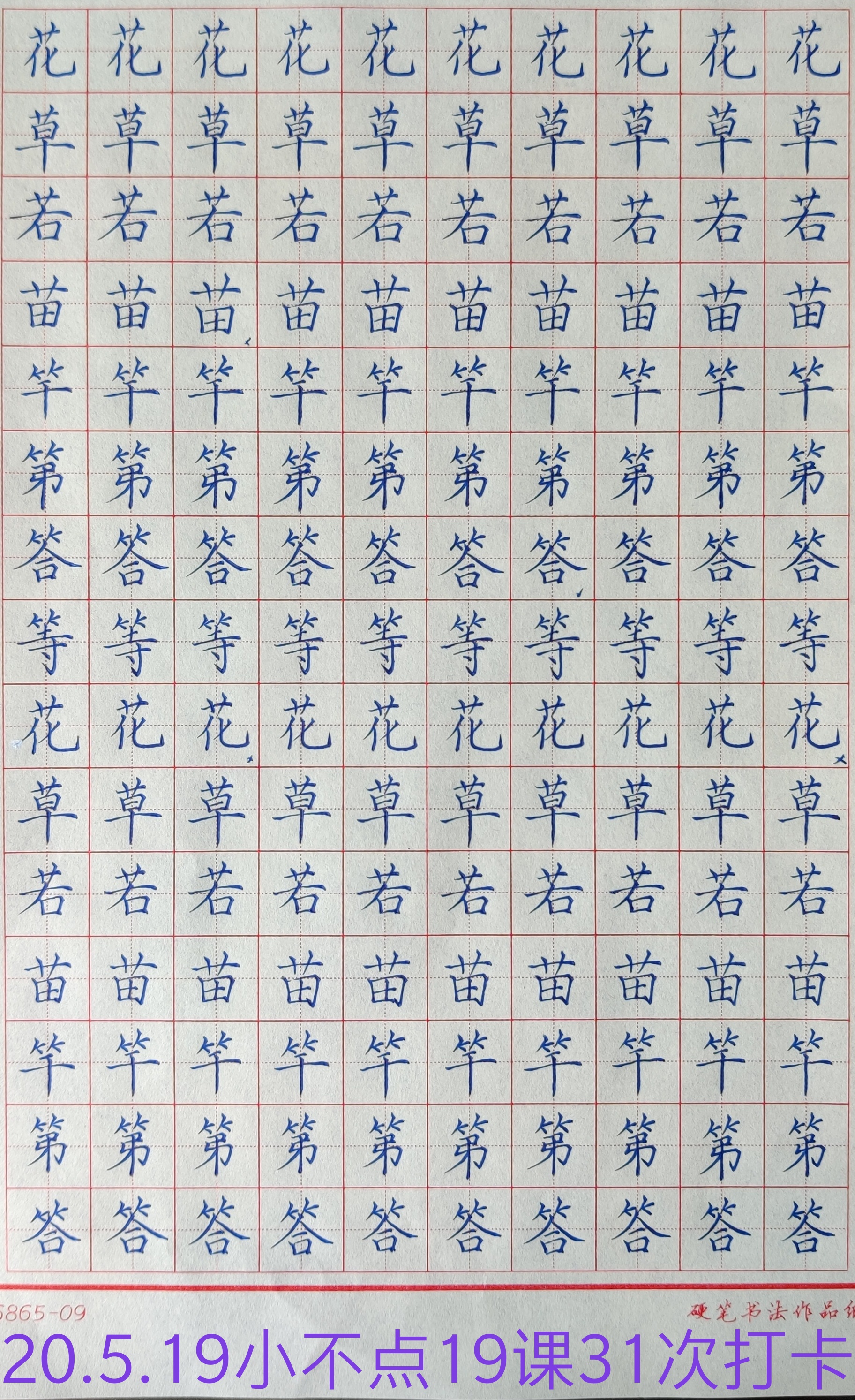 第十九课:草字头,竹字头