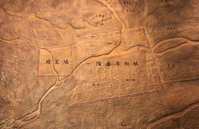 洛阳古地图(图片来源于网络)