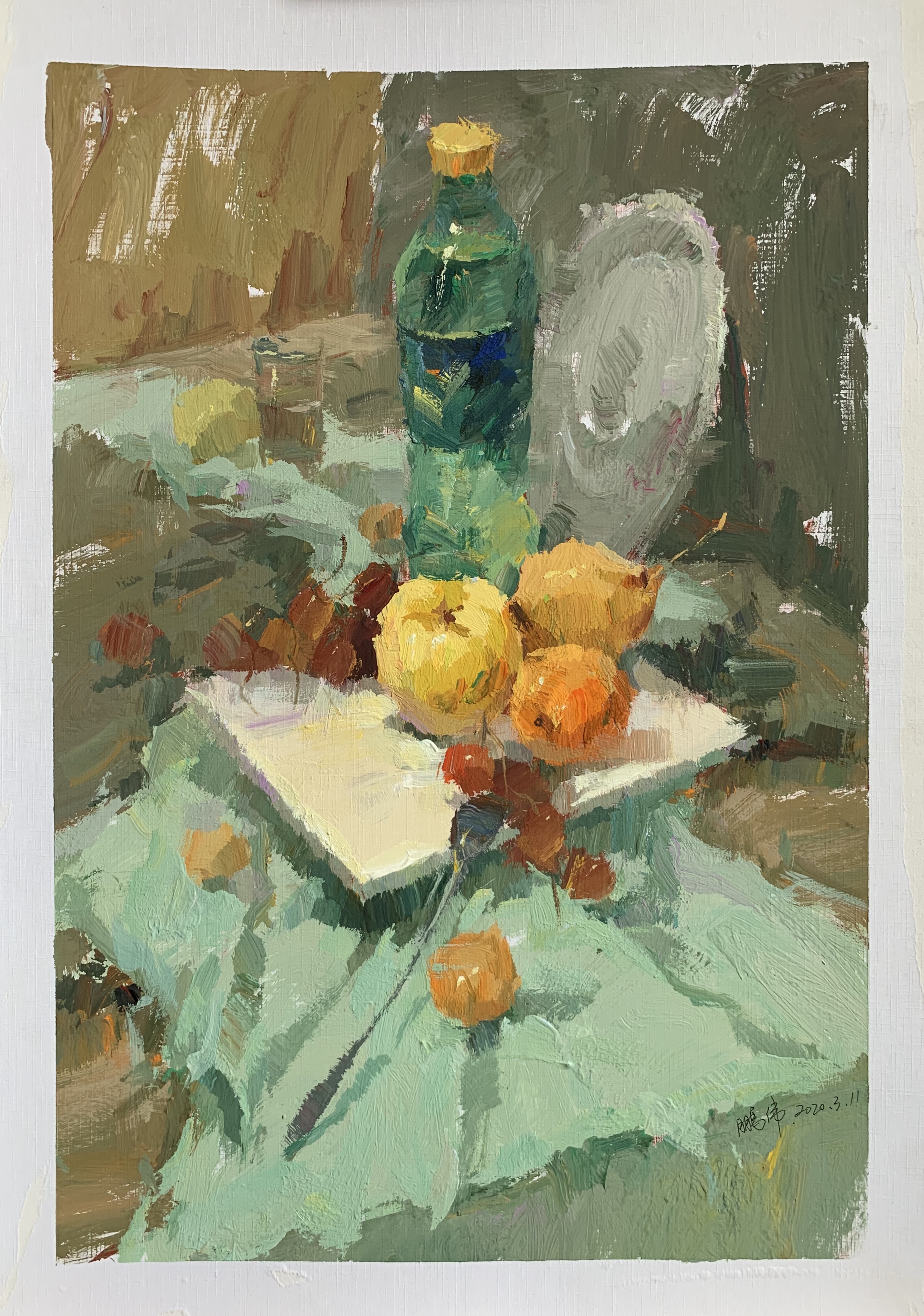 孟鹏伟·色彩静物·(1)作画思路解析