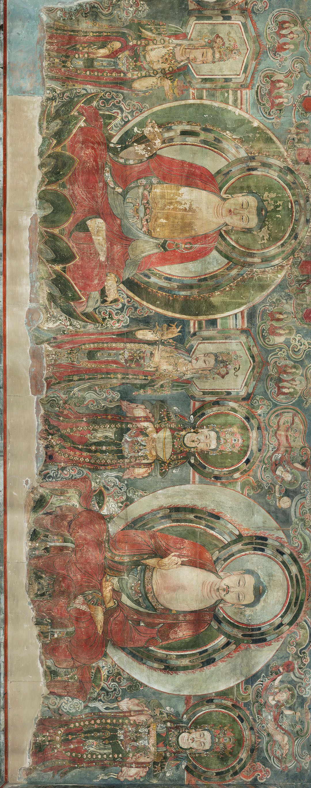 第30,31课:金代 朔州崇福寺说法图,西夏榆林窟2窟水月观音