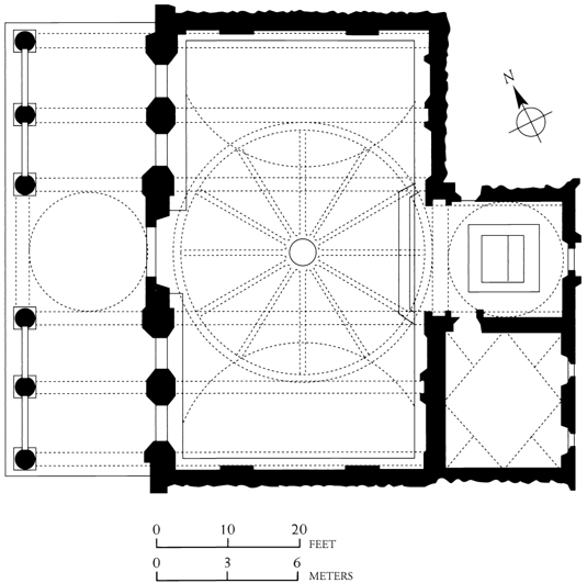巴齐礼拜堂平面图